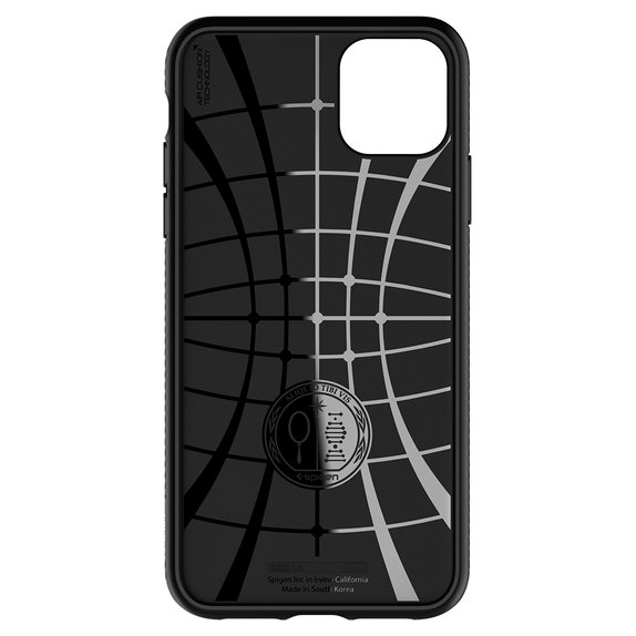 Spigen - Hülle Liquid Air für iPhone 11, schwarz