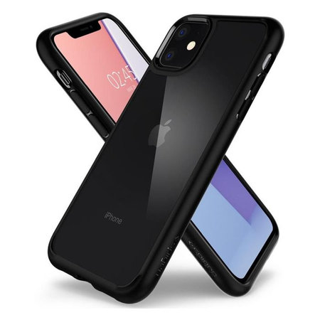 Spigen - Hülle Ultra Hybrid für iPhone 11, schwarz