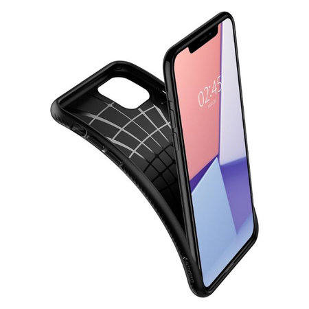 Spigen - Hülle Liquid Air für iPhone 11 Pro, schwarz