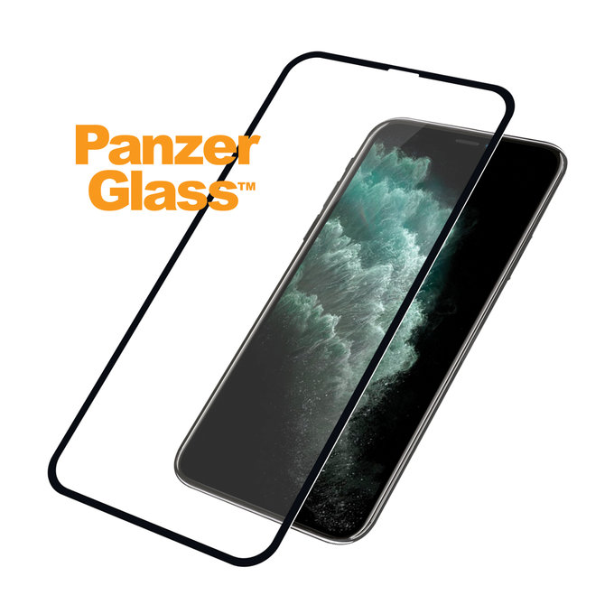 PanzerGlass - Gehärtetes Glas Case Friendly für iPhone XS Max und 11 Pro Max, schwarz
