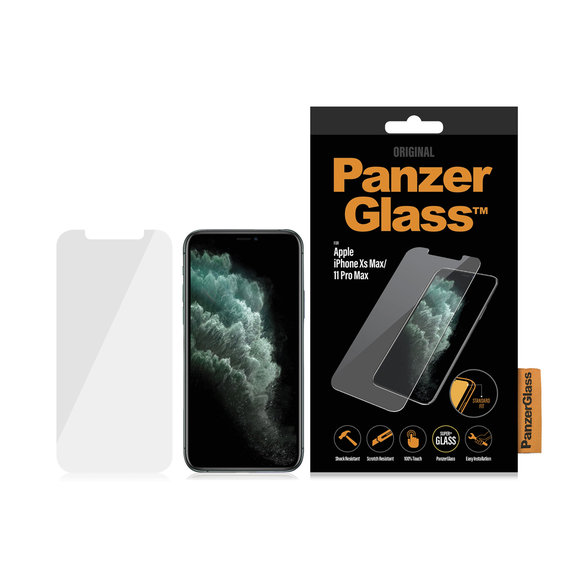 PanzerGlass - Gehärtetes Glas Standard Fit für iPhone XS Max und 11 Pro Max, transparent