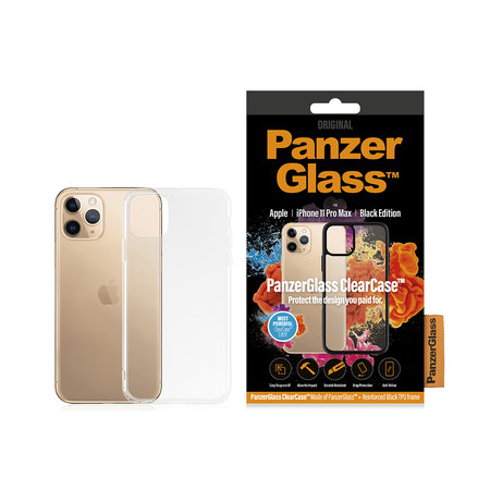 PanzerGlass - Fall ClearCase für iPhone 11 Pro Max, black