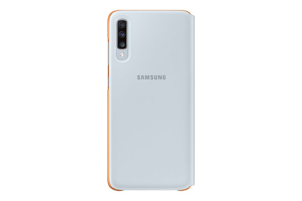 Samsung - Hülle Wallet für Samsung Galaxy A70, weiß