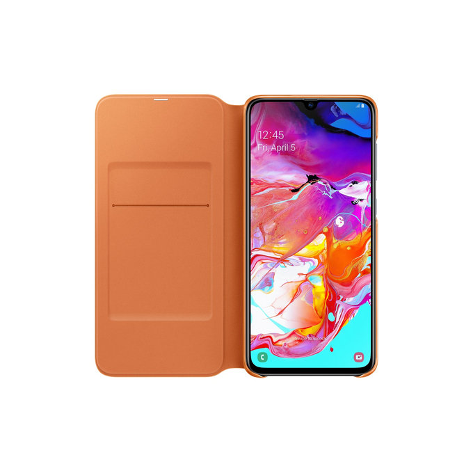 Samsung - Hülle Wallet für Samsung Galaxy A70, weiß