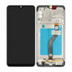 Samsung Galaxy A20s A207F - LCD Display + Touchscreen Front Glas + Rahmen (Black) - GH81-17774A Genuine Service Pack