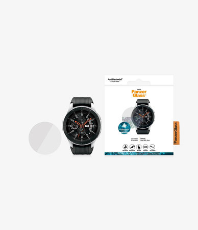 PanzerGlass - Gehärtetes Glas Flat Glass für Samsung Galaxy Watch 46 mm, transparent