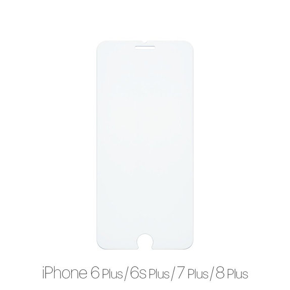 FixPremium Glass - Gehärtetes Glas für iPhone 6 Plus, 6s Plus, 7 Plus und 8 Plus