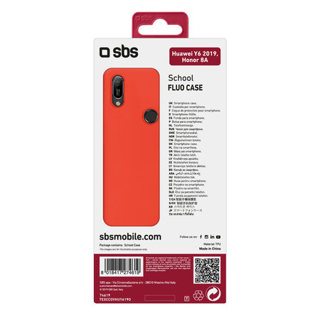 SBS - Fall School für Huawei Y6 2019/Honor 8A, orange