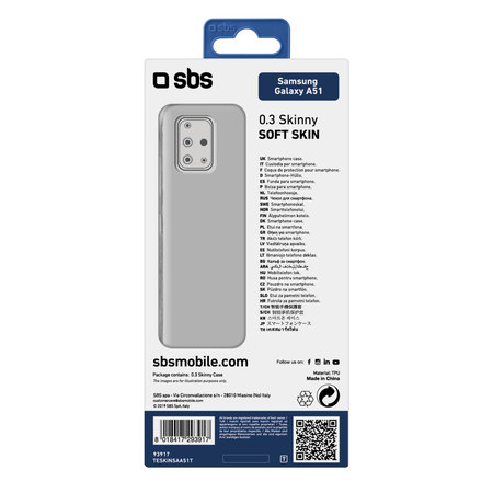 SBS - Fall Skinny für Samsung Galaxy A51, transparent