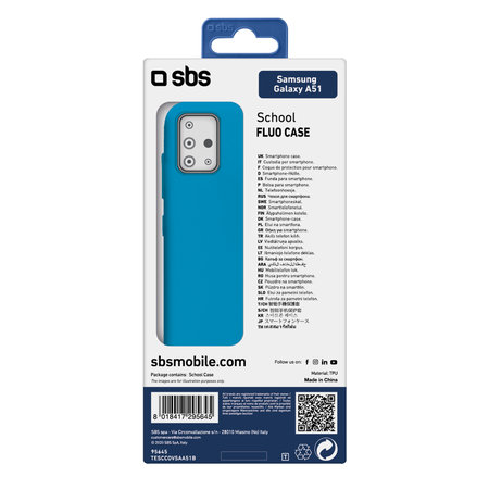 SBS - Fall School für Samsung Galaxy A51, blau