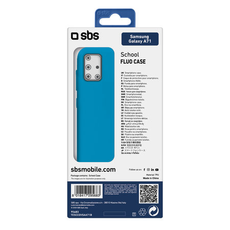 SBS - Fall School für Samsung Galaxy A71, blau