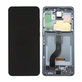 Samsung Galaxy S20 G980F - LCD Display + Touchscreen Front Glas + Rahmen (Cosmic Gray) - GH82-22131A, GH82-22123A, GH82-31433A, GH82-31432A Genuine Service Pack