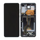 Samsung Galaxy S20 Plus G985F - LCD Display + Touchscreen Front Glas + Rahmen (Cosmic Black) - GH82-22134A, GH82-22145A, GH82-31441A Genuine Service Pack