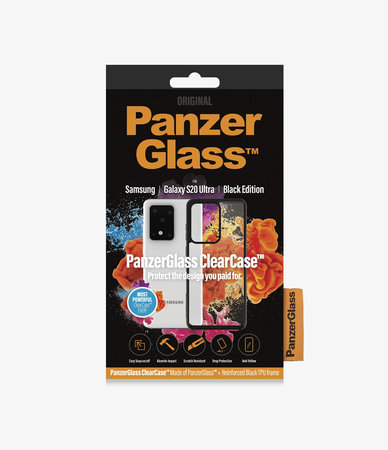 PanzerGlass - Fall ClearCase für Samsung Galaxy S20 Ultra, black