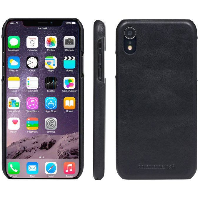 dbramante1928 - Lynge Ledertasche für iPhone XR, schwarz