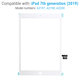 Apple iPad (7th Gen 2019, 8th Gen 2020) - Touchscreen Front Glas (White)