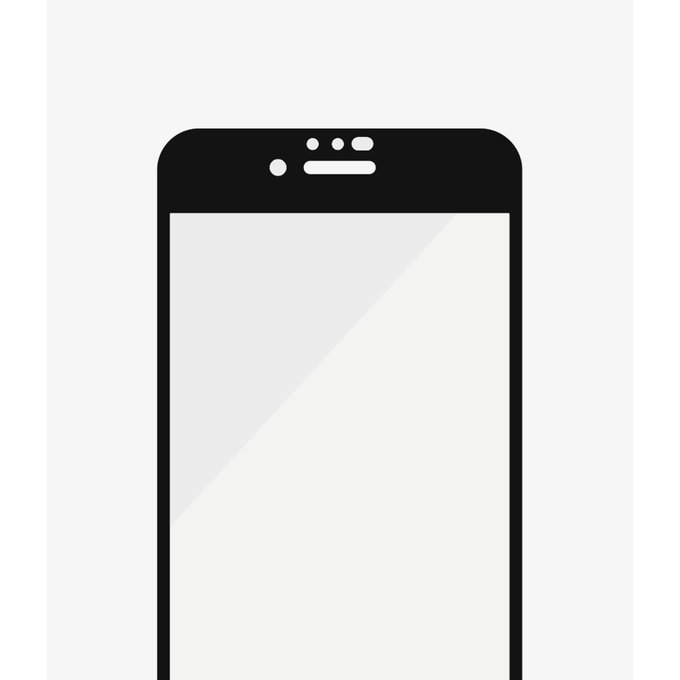 PanzerGlass - Gehärtetes Glas Case Friendly AB für iPhone 6, 6s, 7, 8, SE 2020 und SE 2022, schwarz