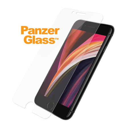 PanzerGlass - Gehärtetes Glas Standard Fit für iPhone SE 2020, 8, 7, 6s, 6, transparent