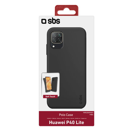 SBS - Fall Polo für Huawei P40 Lite, schwarz