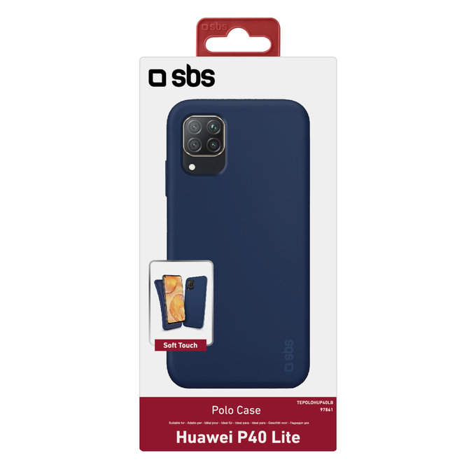SBS - Fall Polo für Huawei P40 Lite, blau