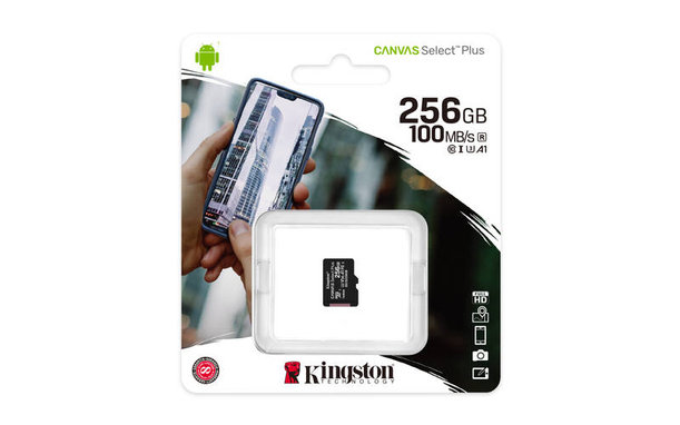 Kingston - MicroSDXC Speicherkarte Canvas Select Plus 256 GB