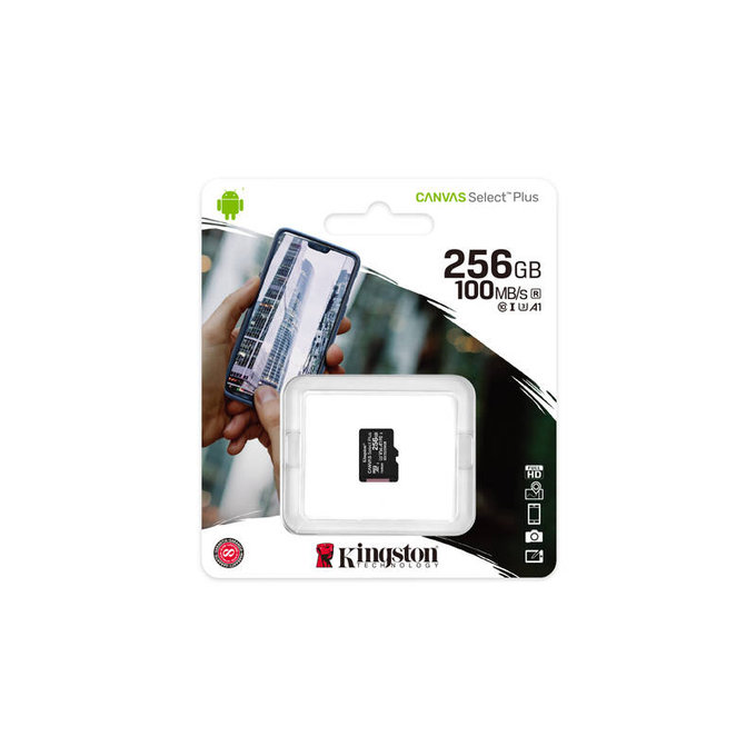 Kingston - MicroSDXC Speicherkarte Canvas Select Plus 256 GB