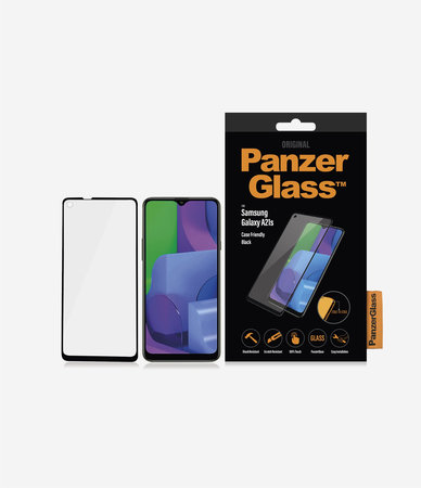 PanzerGlass - Gehärtetes Glas Case Friendly für Samsung Galaxy A21s, schwarz
