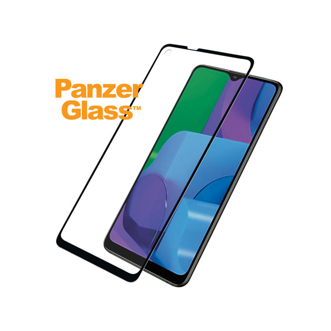 PanzerGlass - Gehärtetes Glas Case Friendly für Samsung Galaxy A21s, schwarz