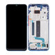 Xiaomi Mi 10 Lite - LCD Display + Touchscreen Front Glas + Rahmen (Aurora Blue) - 56000300J900 Genuine Service Pack