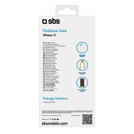 SBS - Fall School für iPhone 11, gelb