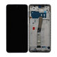 Xiaomi Redmi Note 9 Pro - LCD Display + Touchscreen Front Glas + Rahmen (Interstellar Grey) - 560003J6B200 Genuine Service Pack