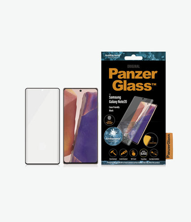 PanzerGlass - Gehärtetes Glas Case Friendly für Samsung Galaxy Note 20, Fingerprint komp., black