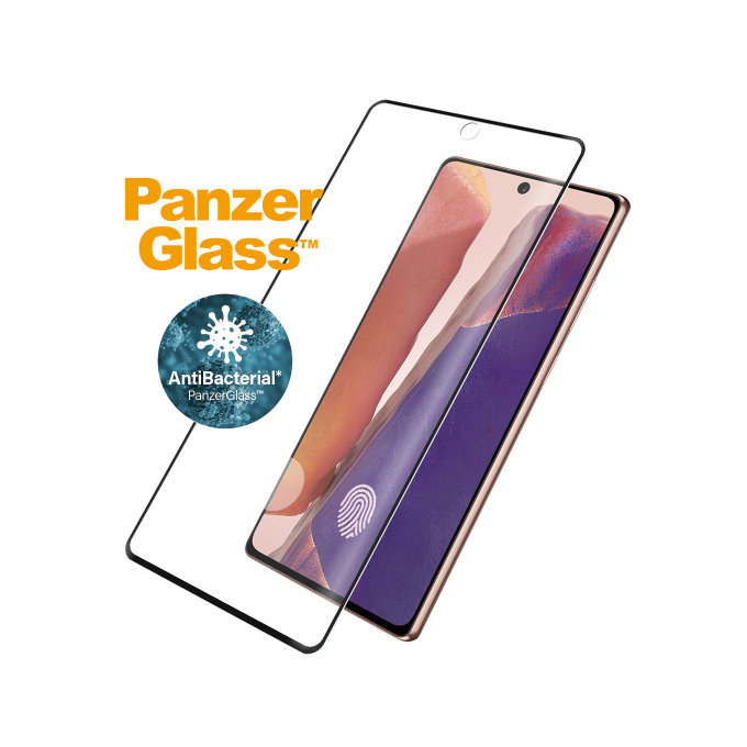 PanzerGlass - Gehärtetes Glas Case Friendly für Samsung Galaxy Note 20, Fingerprint komp., black