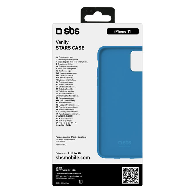 SBS - Fall Vanity für iPhone 11, blau