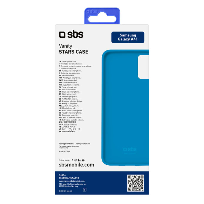 SBS - Fall Vanity für Samsung Galaxy A41, blau