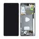 Samsung Galaxy Note 20 N980B - LCD Display + Touchscreen Front Glas + Rahmen (Mystic Gray) - GH82-23495A, GH82-23733A Genuine Service Pack