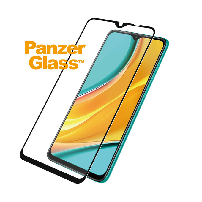 PanzerGlass - Gehärtetes Glas Case Friendly für Xiaomi Redmi 9, black
