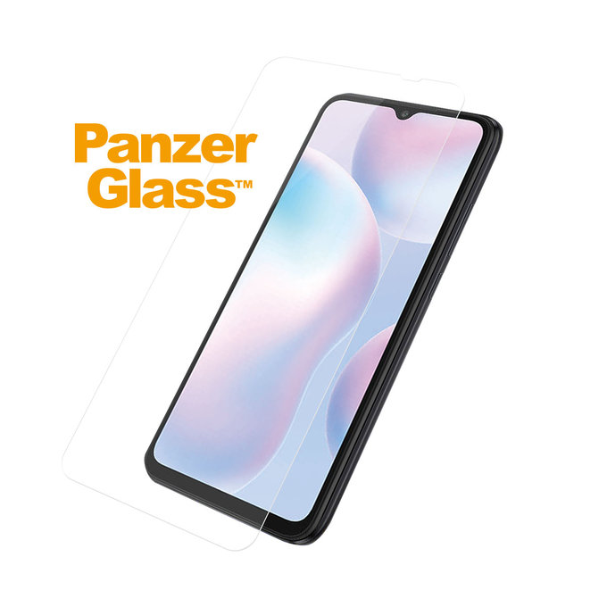 PanzerGlass - Gehärtetes Glas Case Friendly für Xiaomi Redmi 9A, schwarz