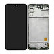 Samsung Galaxy M31s M317F - LCD Display + Touchscreen Front Glas + Rahmen (Mirage Black) - GH81-13736A, GH82-23774A, GH82-24114A Genuine Service Pack
