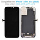 Display für iPhone 12 Pro Max, Touchscreen-Glas mit Rahmen, Refurbished