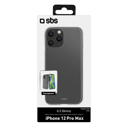 SBS - Fall Skinny für iPhone 12 Pro Max, transparent