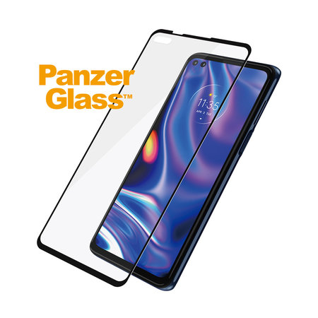 PanzerGlass - Gehärtetes Glas Case Friendly für Motorola Moto G 5G Plus und One 5G, schwarz