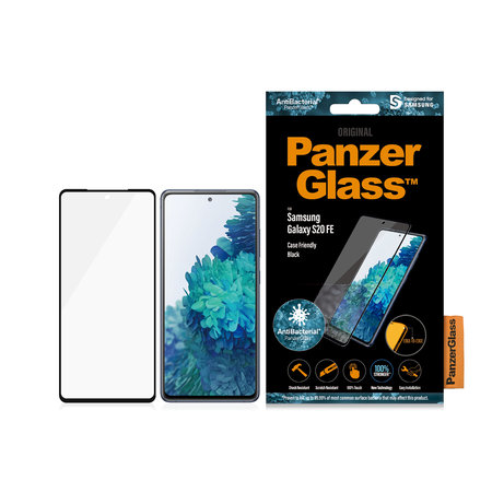 PanzerGlass - Gehärtetes Glas SMAPP Case Friendly AB für Samsung Galaxy S20 FE, schwarz