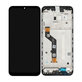 Motorola Moto G9 Play - LCD Display + Touchscreen Front Glas + Rahmen (Black) - 5D68C17397 Genuine Service Pack