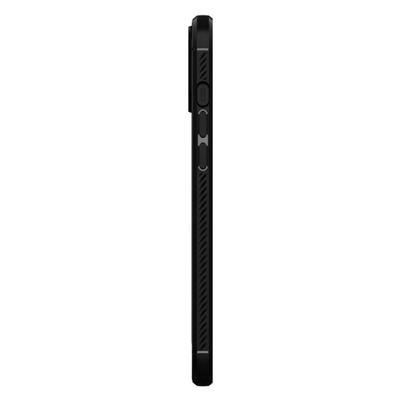 Spigen - Hülle Rugged Armor für iPhone 12 a 12 Pro, schwarz