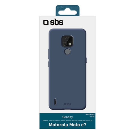 SBS - Fall Sensity für Motorola Moto E7, blau