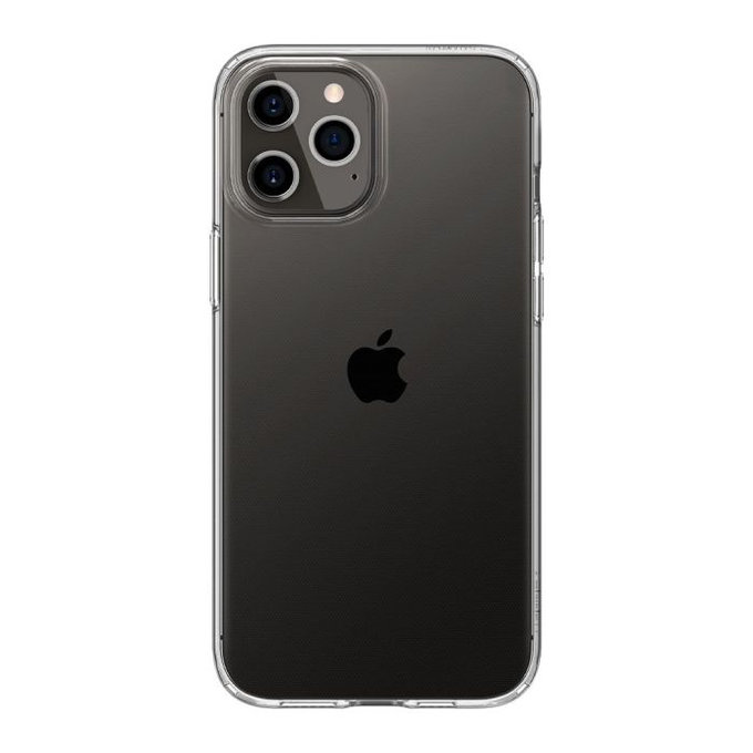 Spigen - Hülle Liquid Crystal für iPhone 12 und 12 Pro, Crystal Clear