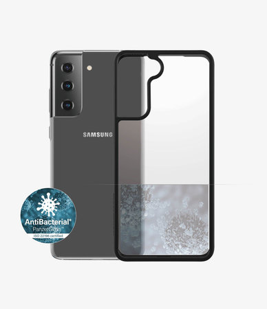 PanzerGlass - Hülle ClearCase AB für Samsung Galaxy S21, schwarz