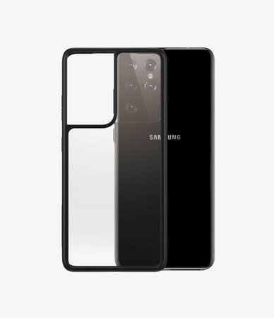 PanzerGlass - Hülle ClearCase AB für Samsung Galaxy S21 Ultra, schwarz