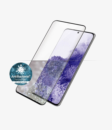 PanzerGlass - Gehärtetes Glas Case Friendly AB für Samsung Galaxy S21 Ultra, Fingerprint komp., schwarz